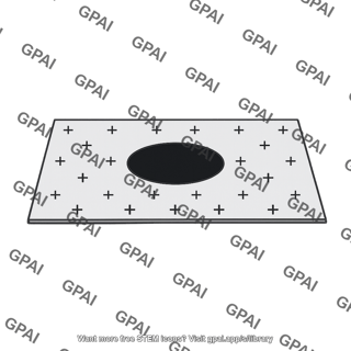 Circular hole in charged sheet