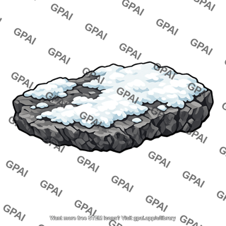 Ice on comet surface