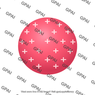 Nonconducting ball charged