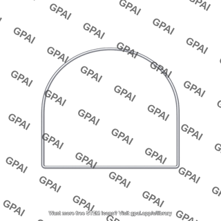 Conducting loop half circle