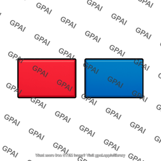 Red and blue rectangles