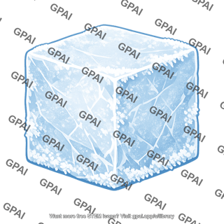 Ice cube cold