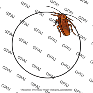 Cockroach on rim