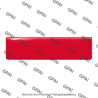 Red glossy button