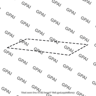 Dashed rectangle xz plane
