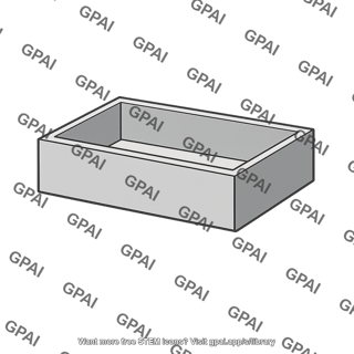Rigid rectangular container