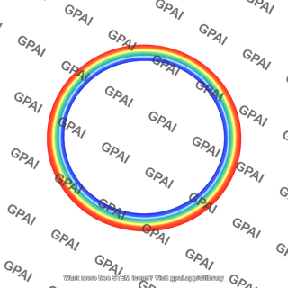 Colored diffraction ring