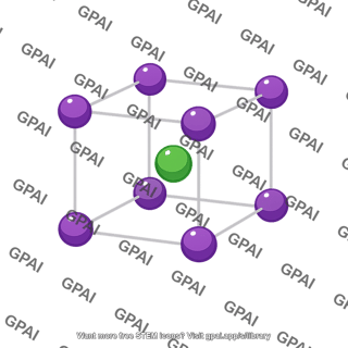 Cesium chloride unit cell defective