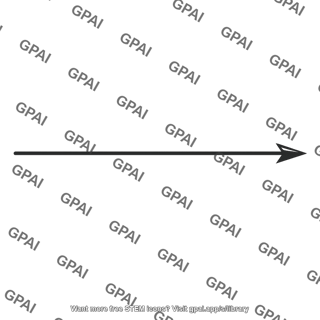 Speed vector arrow long