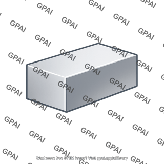 Rectangular metallic solid