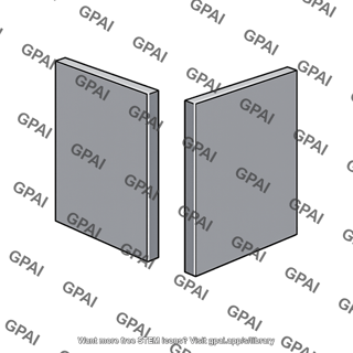 Parallel plate pair