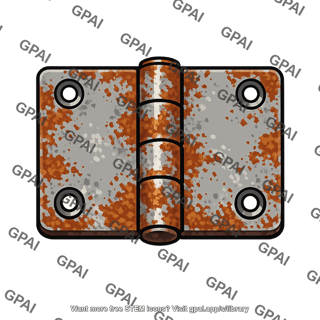 Hinge rusty