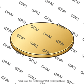 Brass disk