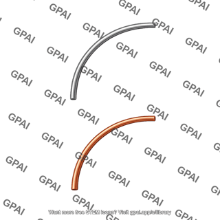 Quarter circle wire arc