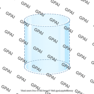 Cylindrical gaussian surface
