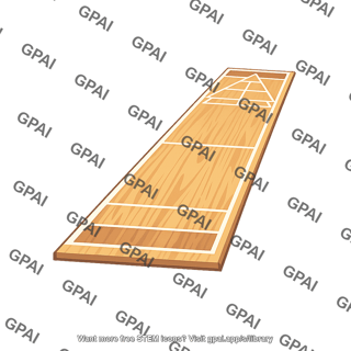 Shuffleboard court