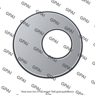 Metal plate with circular hole
