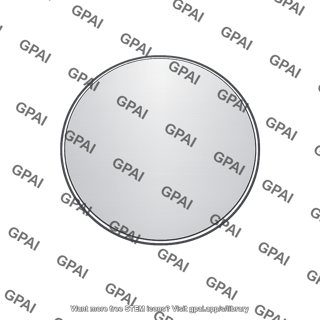 Circular metal disc