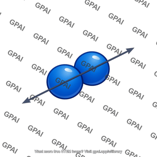 Oxygen molecule rotation axis