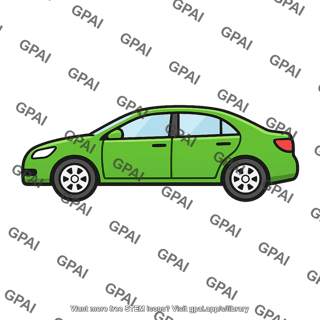 Green car