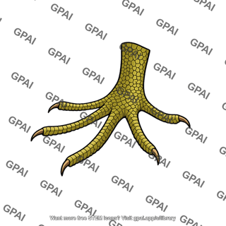Lizard foot