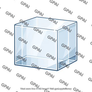 Glass cube