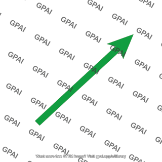 Green arrow upward