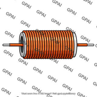 Spool wound coil