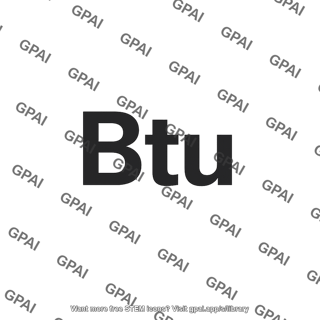 British thermal unit