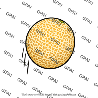 Cantaloupe falling