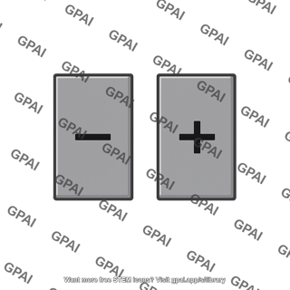 Parallel plate pair potential negative positive