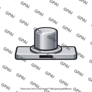 Metallic knob