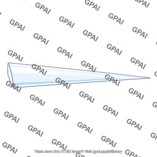 Thin air filled wedge