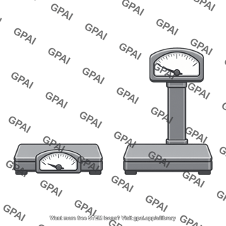 Platform scale with column or front dial