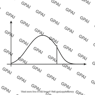 Gaussian distribution graph
