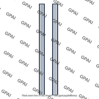 Parallel metal rails