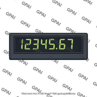 Digital readout display