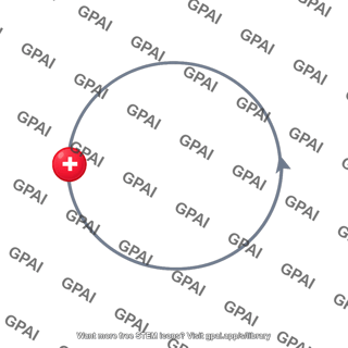 Proton circular path