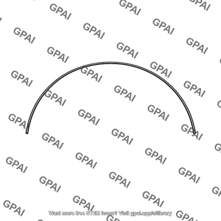 Semicircle arc