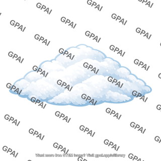Fluffy cloud