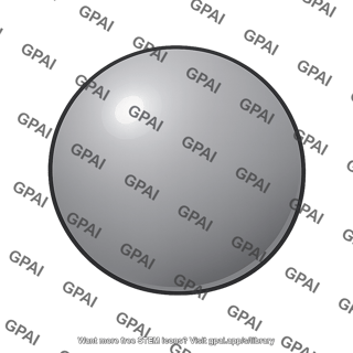 Large uniform solid sphere