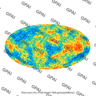 Cosmic background radiation map