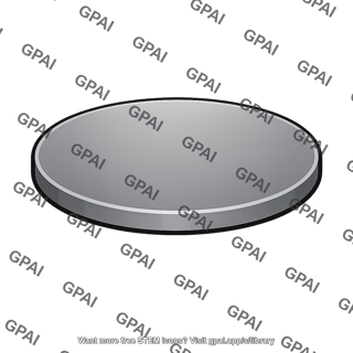 Circular metallic plate