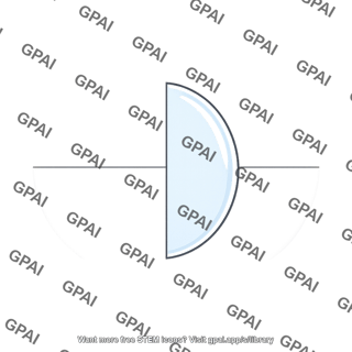 Spherical refracting surface convex