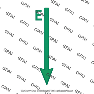 Electric field vector downward