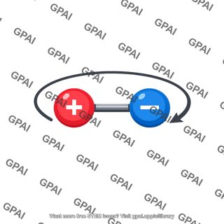 Electric dipole rotating