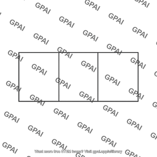 Wire rectangle three regions
