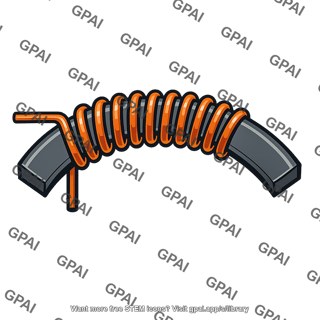 Primary coil on curved core
