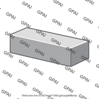 Rectangular solid block