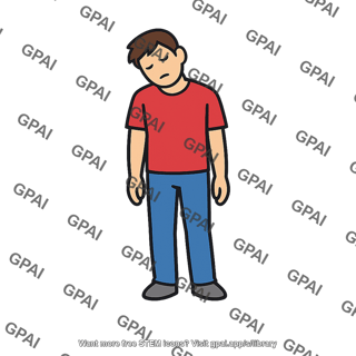 Sad man